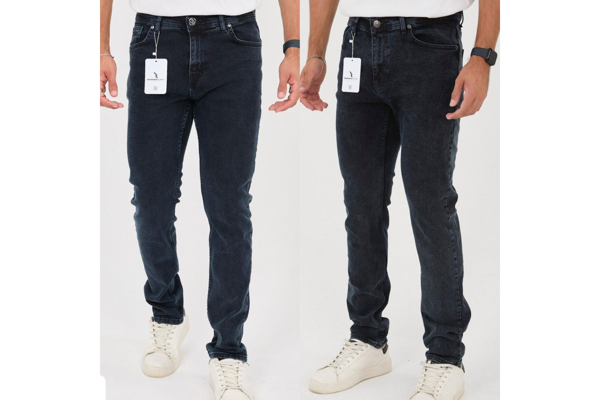 Фото Джинси чоловічі 6605 REDMAN JEANS REGULAR СІРО-СИНІЙ from official site OSKAR™