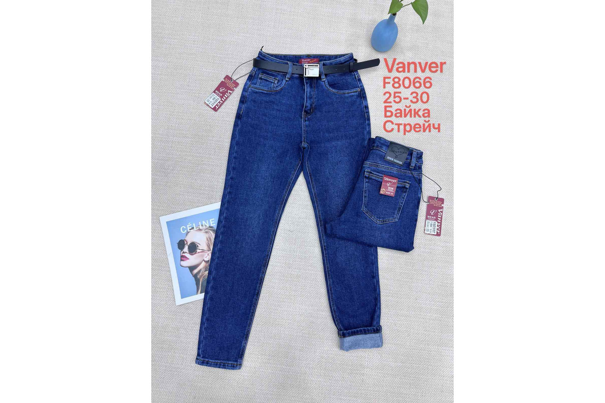 Фото Джинсы женские VANVER JEANS 8066 МОМ НА БАЙКЕ from official site OSKAR™