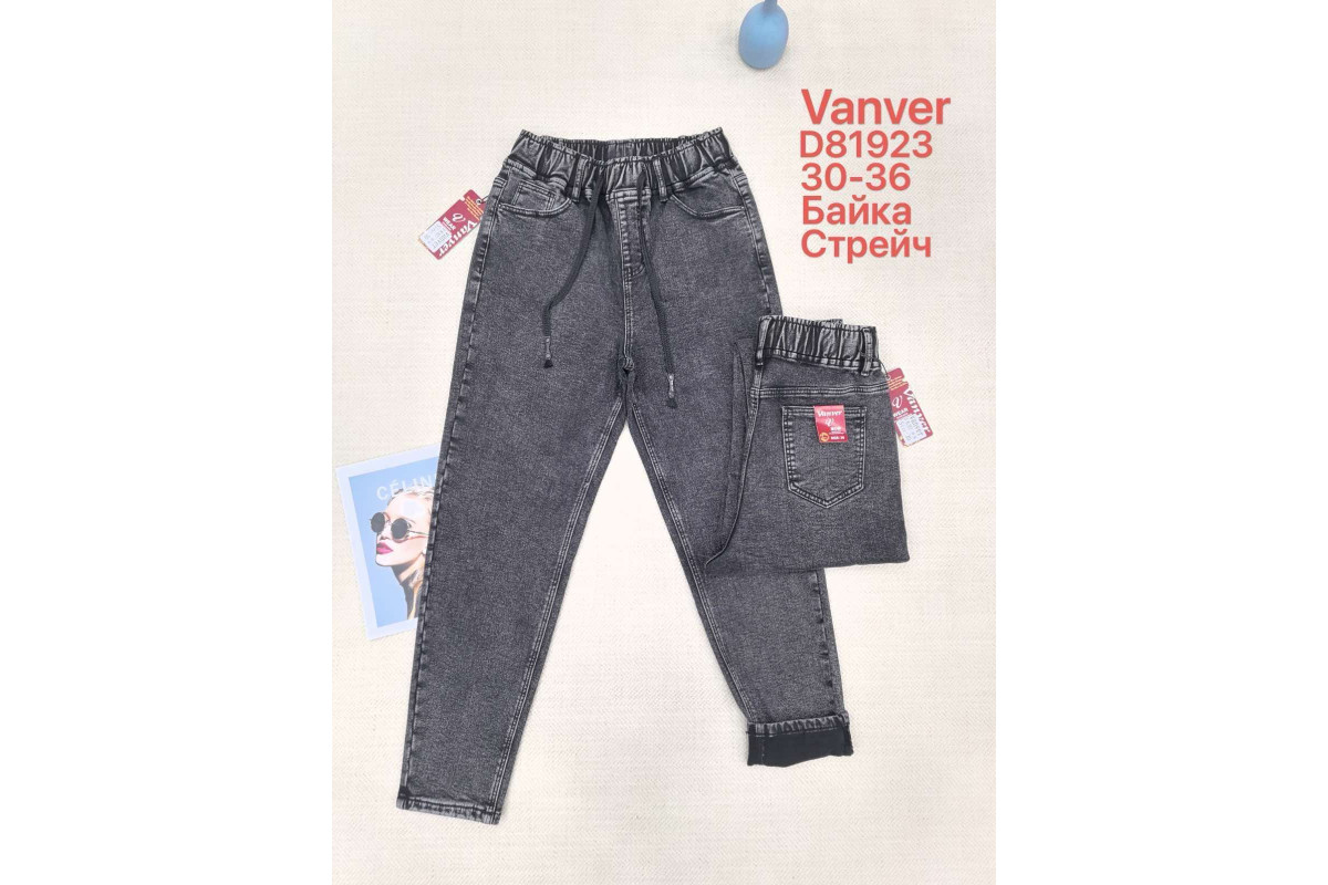 Фото Джинси жіночі VANVER JEANS 81923 МОМ НА БАЙЦІ from official site OSKAR™