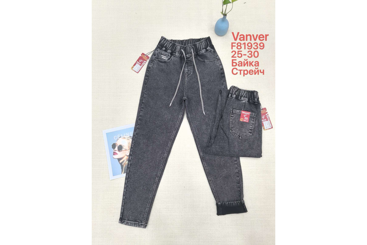 Фото Джинси жіночі VANVER JEANS 81939 МОМ НА БАЙЦІ from official site OSKAR™