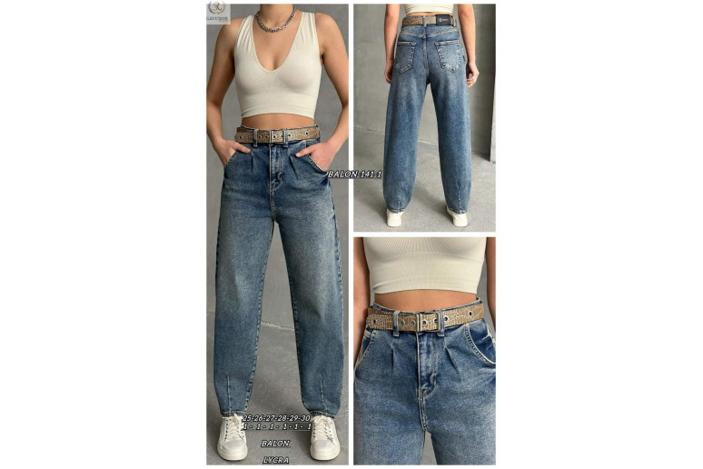 Джинси жіночі SHEROCCO JEANS 141-1 BALON