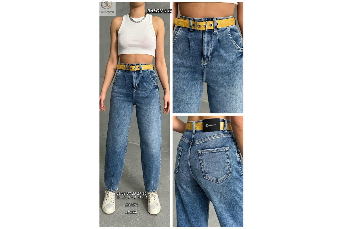 Фото Джинси жіночі SHEROCCO JEANS 141 BALON from official site OSKAR™