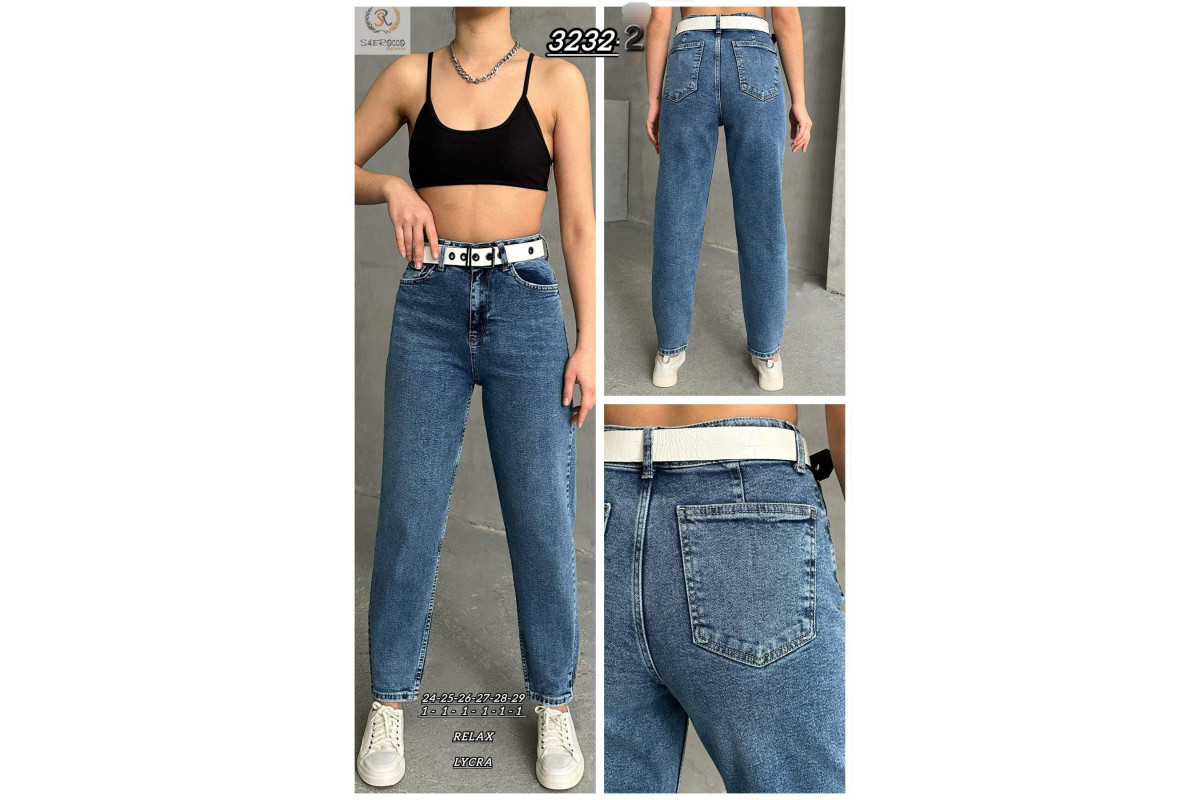 Фото Джинси жіночі SHEROCCO JEANS 3232-2 RELAX MOM from official site OSKAR™