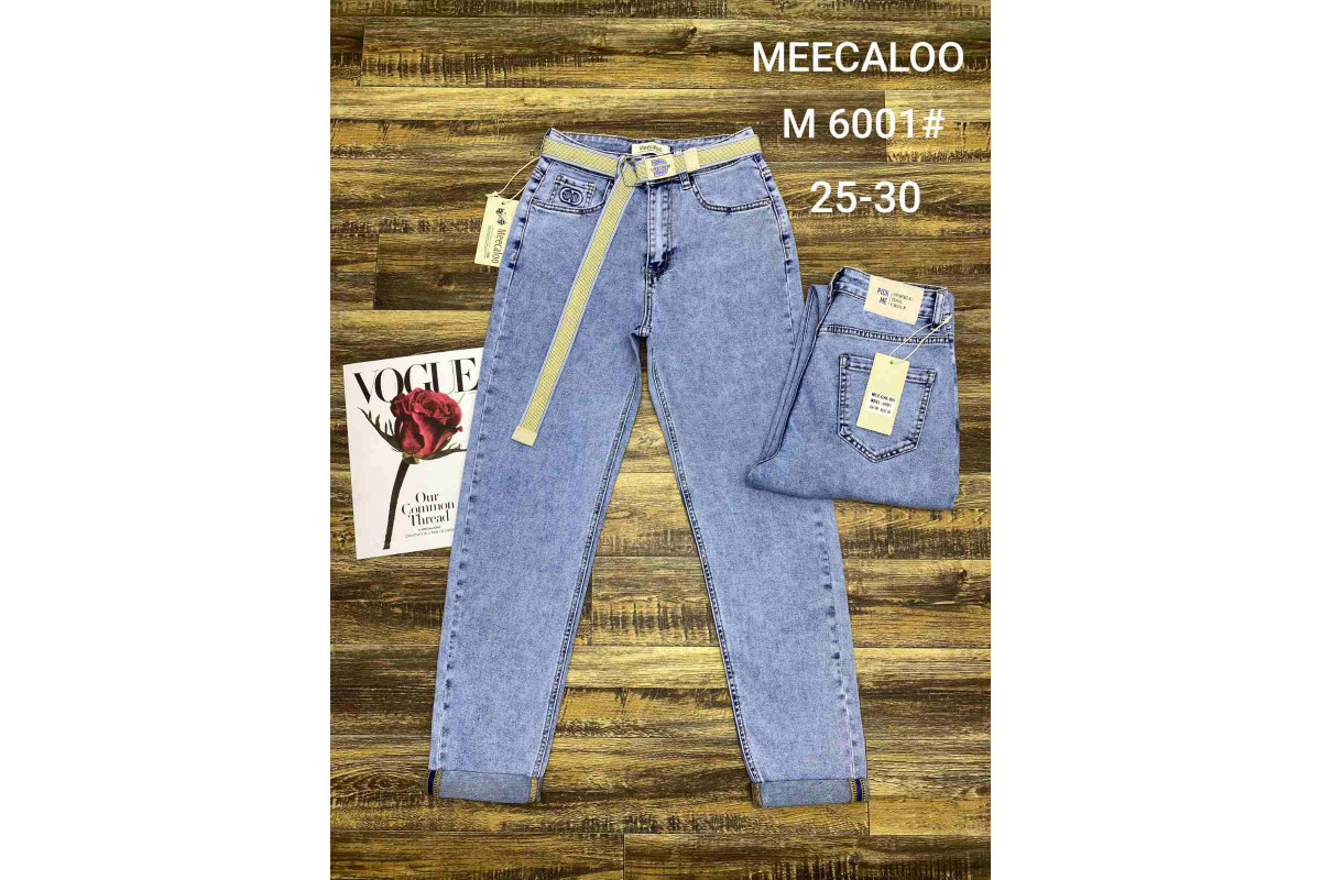 Фото Джинси жіночі MEECALOO (DRAGON) JEANS 6001 МОМ from official site OSKAR™
