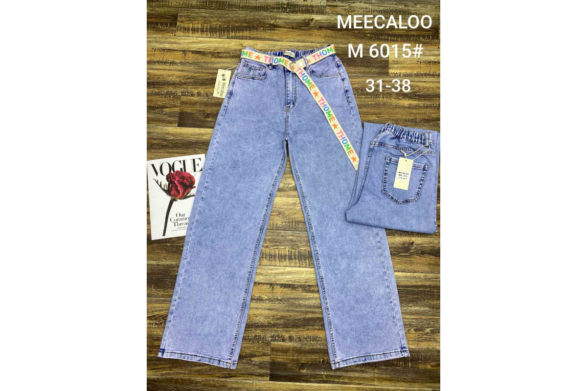 Фото Джинсы женские MEECALOO (DRAGON) JEANS 6015 WIDE LEG from official site OSKAR™