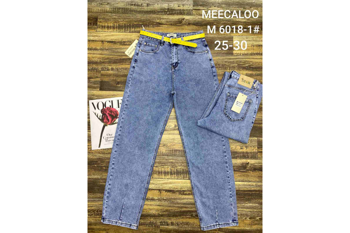 Фото Джинсы женские MEECALOO (DRAGON) JEANS 6018-1 SKATER from official site OSKAR™
