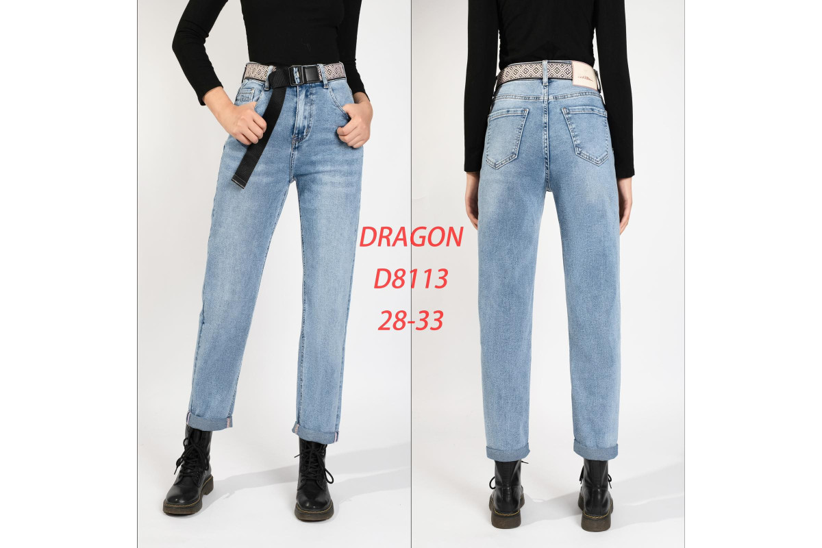 Фото Джинси жіночі DRAGON JEANS 8113 MOM from official site OSKAR™