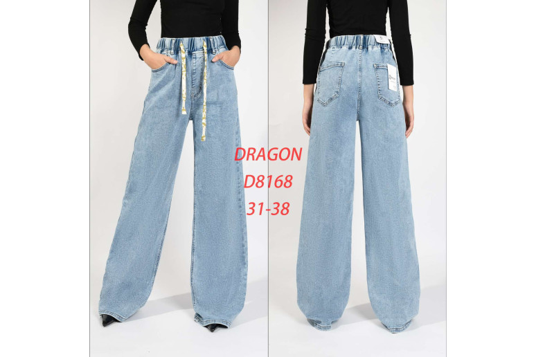 Джинси жіночі DRAGON JEANS 8168 WIDE LEG