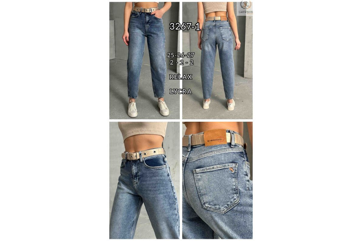 Фото Джинсы женские SHEROCCO JEANS 3267-1 RELAX MOM from official site OSKAR™