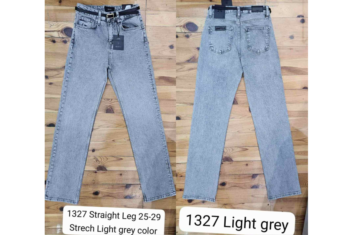 Фото Джинси жіночі CRACPOT JEANS 1327 STRAIGHT FIT СІРИЙ from official site OSKAR™