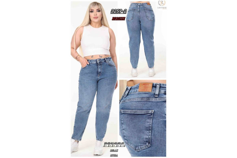 Джинси жіночі SHEROCCO JEANS 3259-2 RELAX MOM