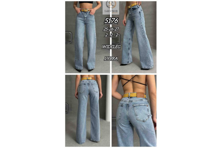 Джинси жіночі SHEROCCO JEANS 5166 WIDE LEG