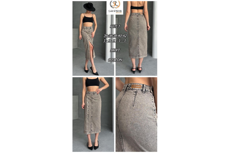 Спідниця жіноча SHEROCCO JEANS 2231-1