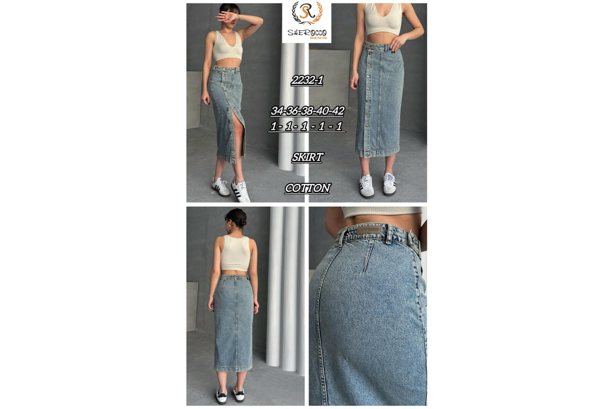 Фото Спідниця жіноча SHEROCCO JEANS 2232-1 from official site OSKAR™