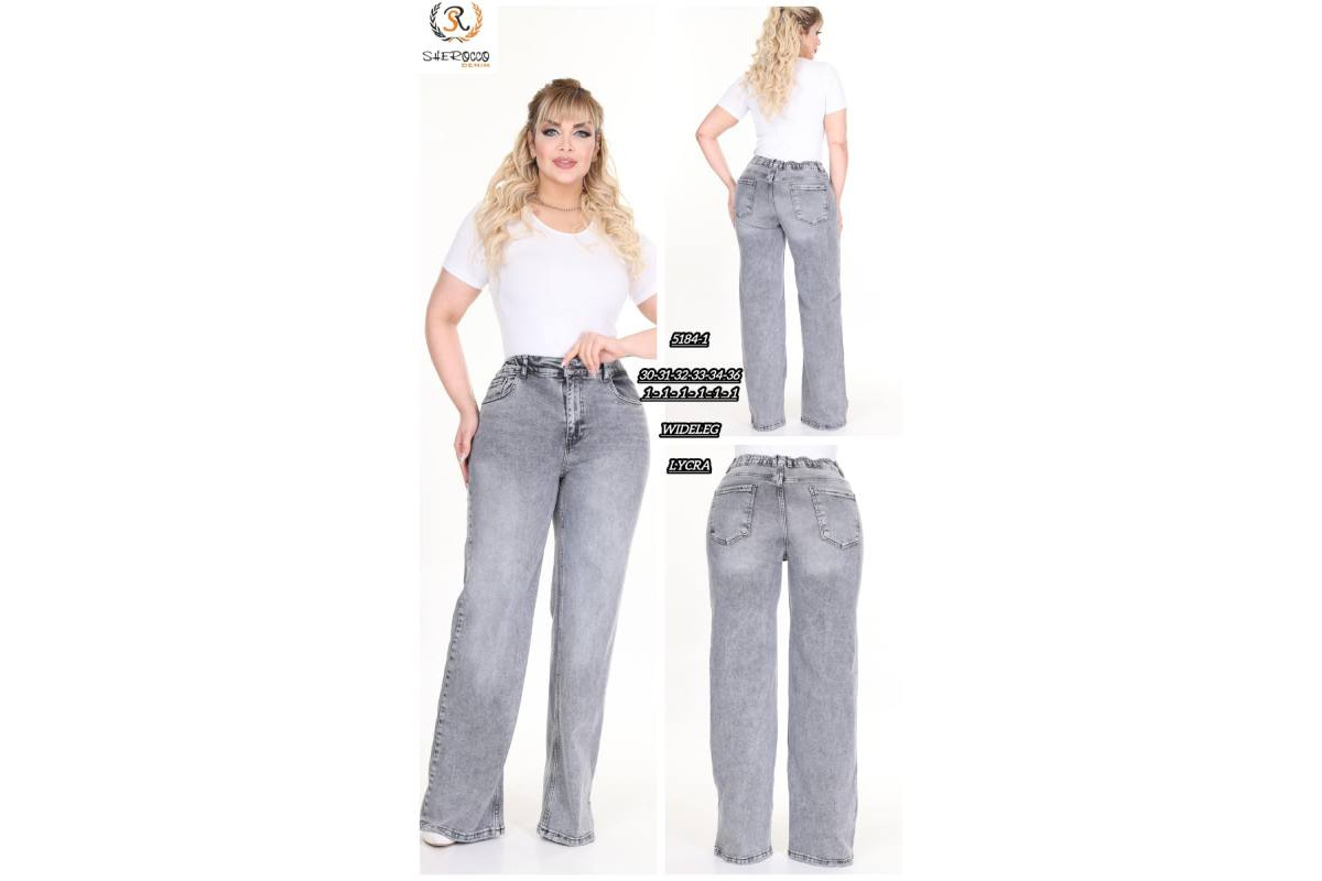 Фото Джинси жіночі SHEROCCO JEANS 5184-1 WIDE LEG from official site OSKAR™