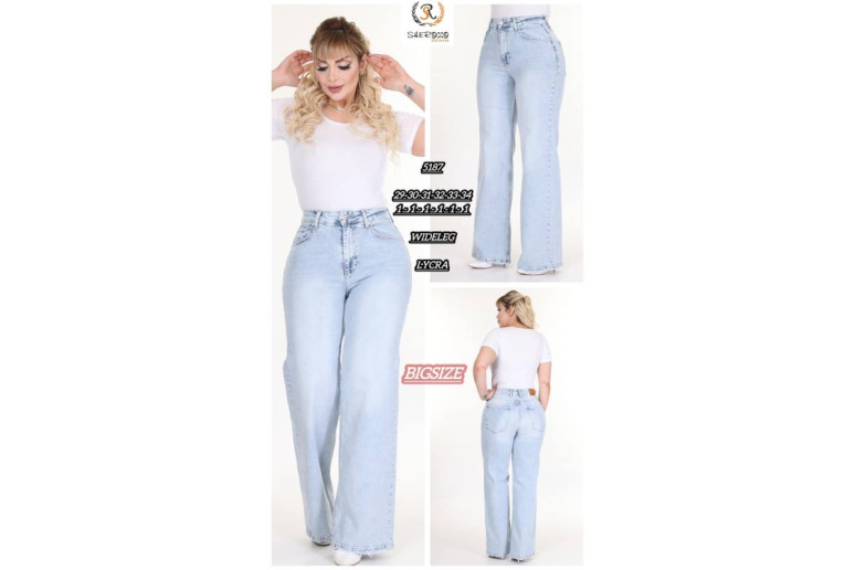 Джинсы женские SHEROCCO JEANS 5187 WIDE LEG