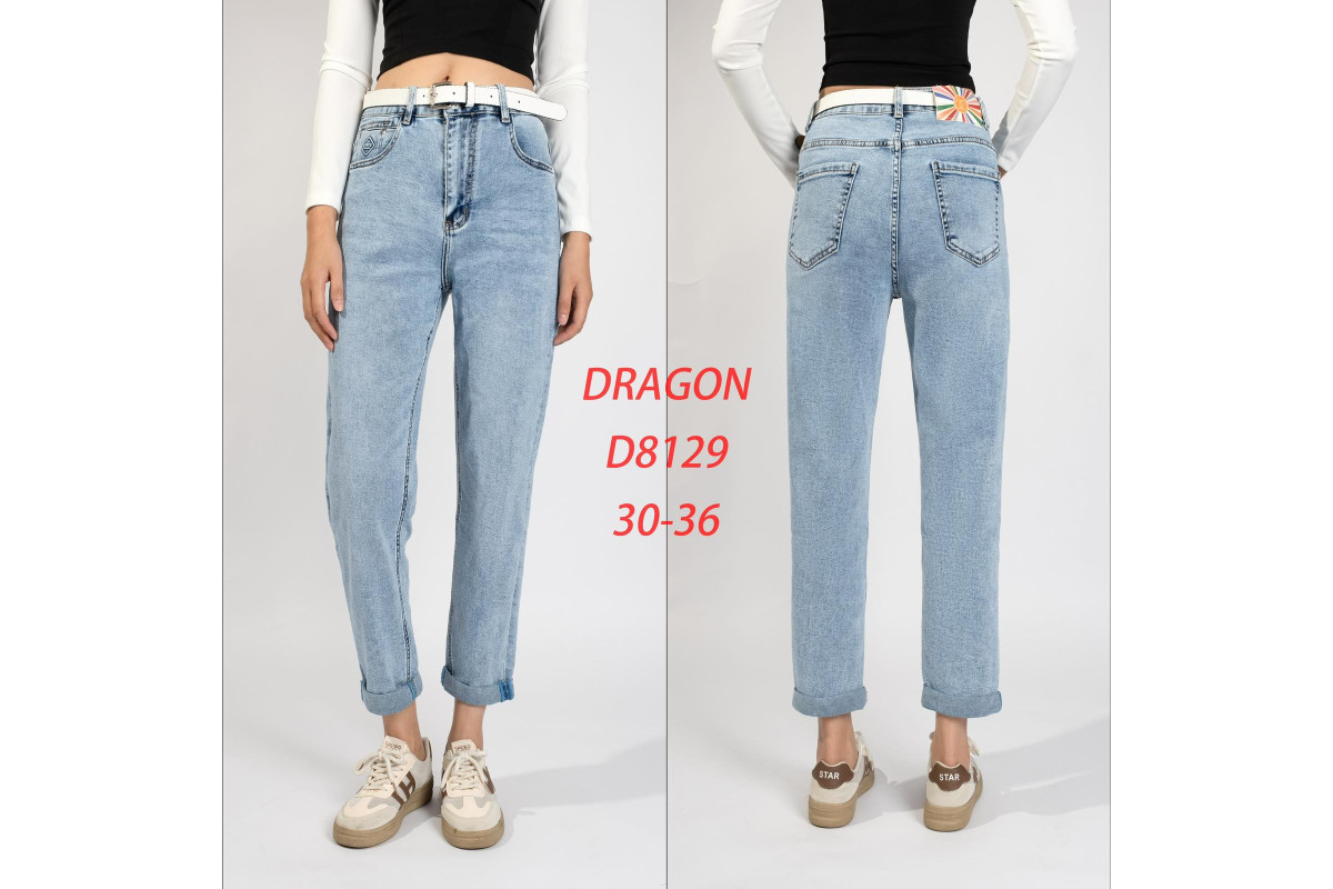 Фото Джинсы женские DRAGON JEANS 8129 МОМ from official site OSKAR™