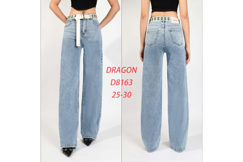 Джинси жіночі DRAGON JEANS 8163 WIDE LEG