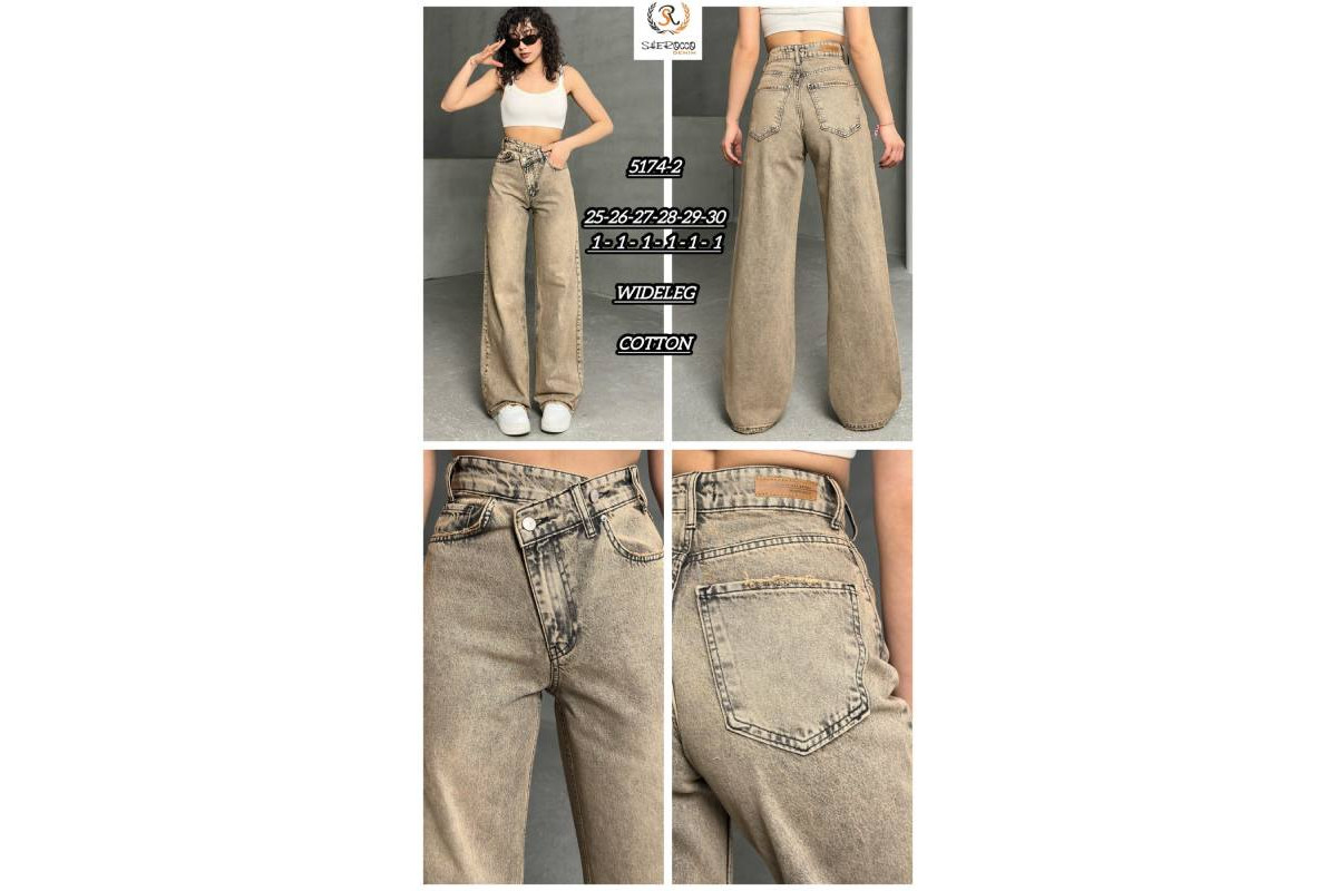Фото Джинси жіночі SHEROCCO JEANS 5174-2 WIDE LEG from official site OSKAR™