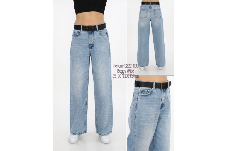 Джинси жіночі JONH RICHONE JEANS 3222 BAGGY