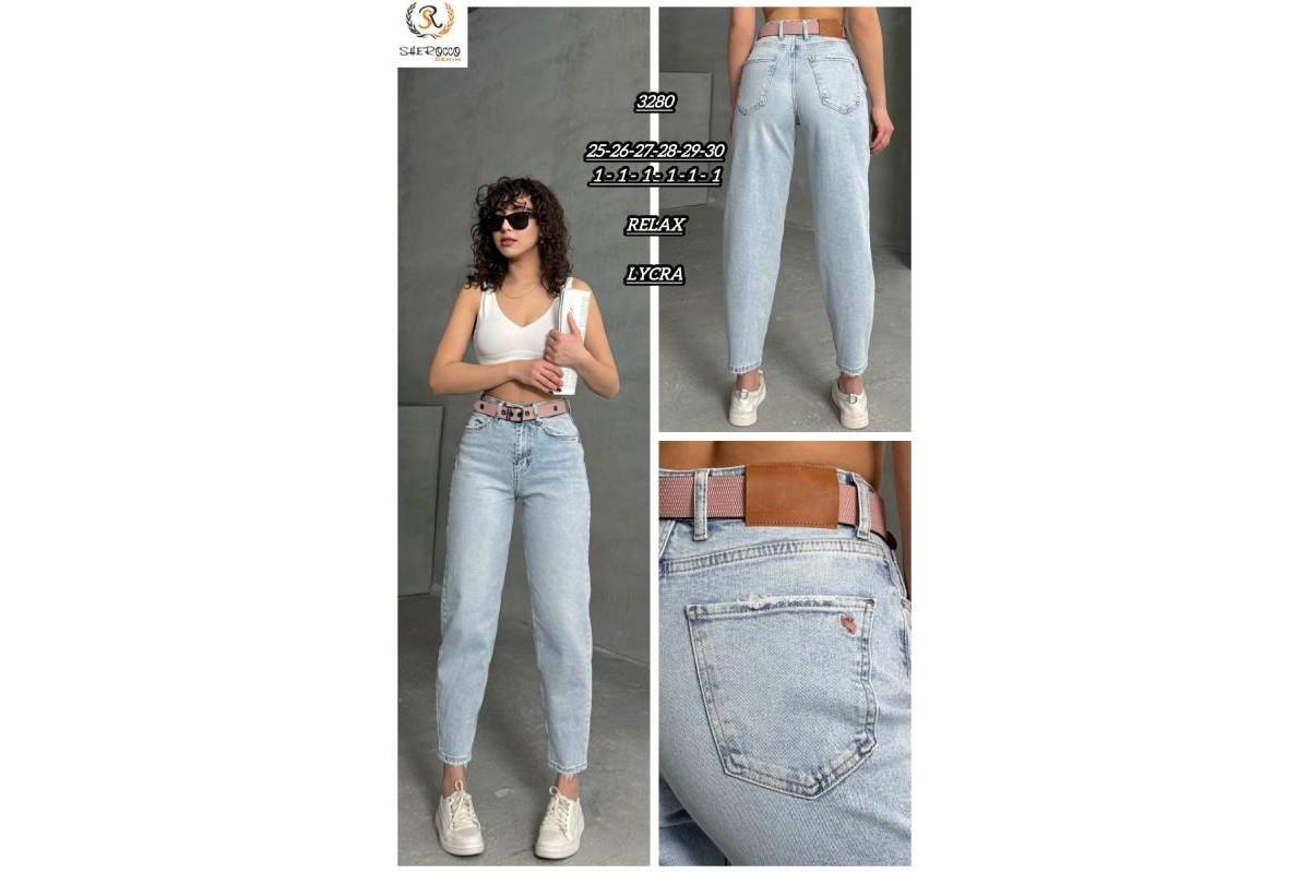 Фото Джинси жіночі SHEROCCO JEANS 3280 RELAX MOM from official site OSKAR™