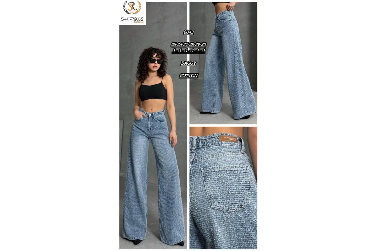 Фото Джинси жіночі SHEROCCO JEANS 8043 BAGGY from official site OSKAR™