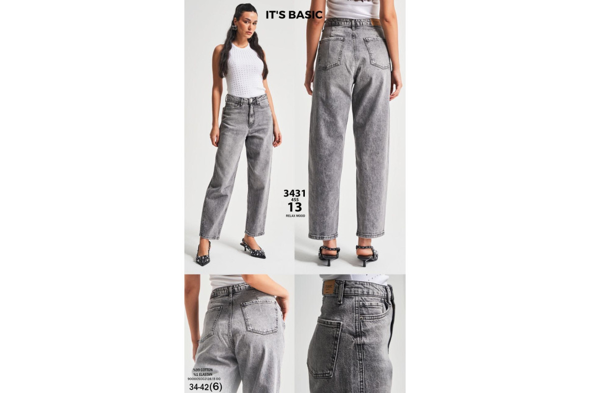 Фото Джинси жіночі IT'S BASIC JEANS 3431 RELAX MOOD from official site OSKAR™