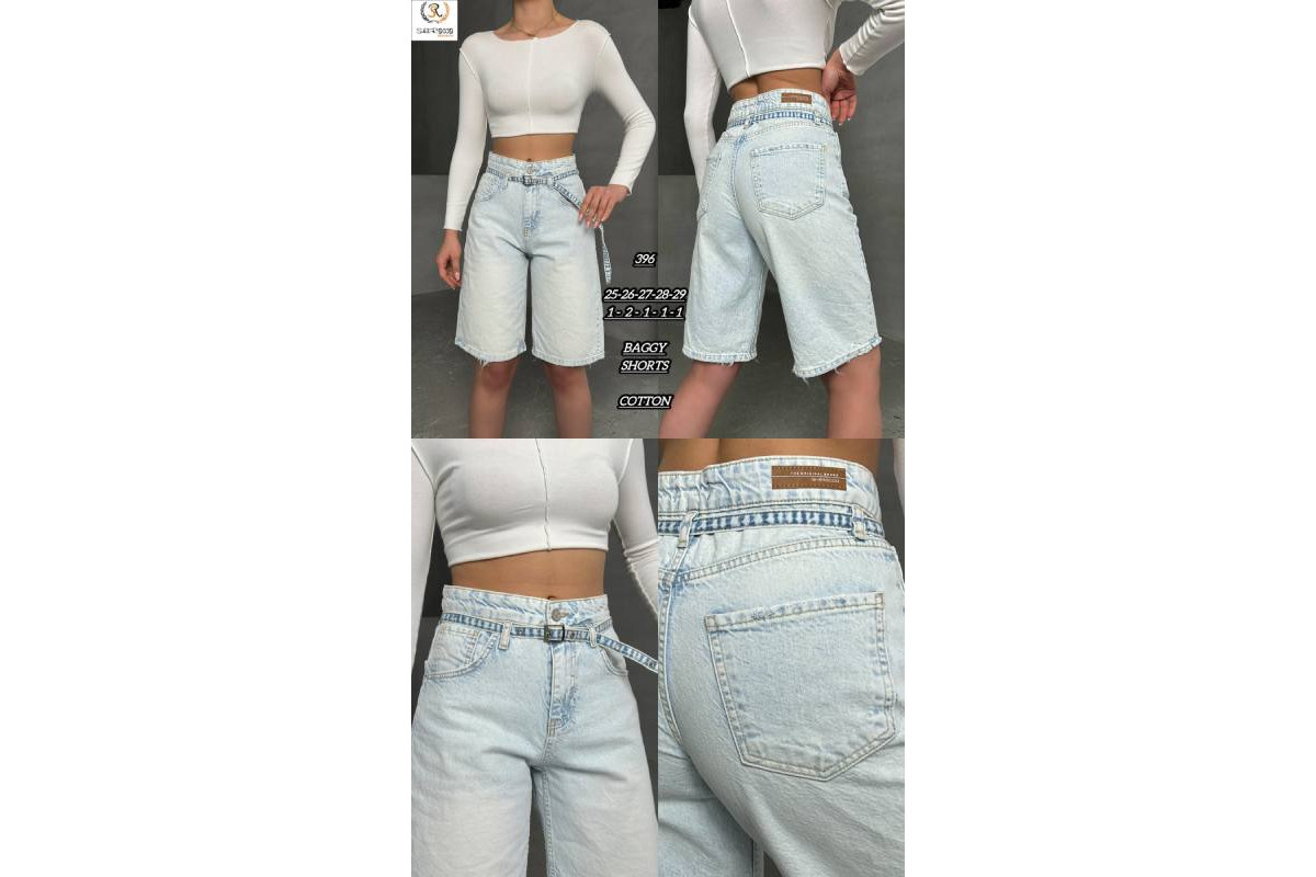 Фото Шорти жіночі SHEROCCO JEANS 396 BAGGY from official site OSKAR™
