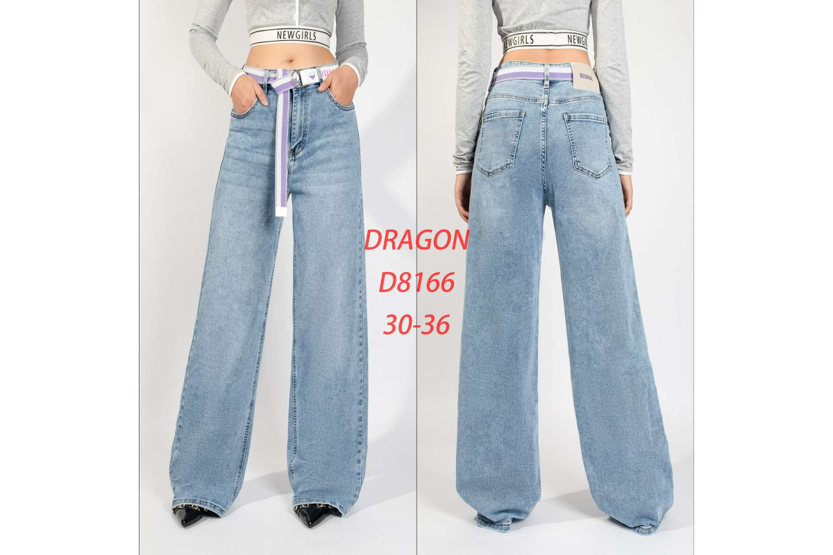 Фото Джинси жіночі DRAGON JEANS 8166 WIDE LEG from official site OSKAR™