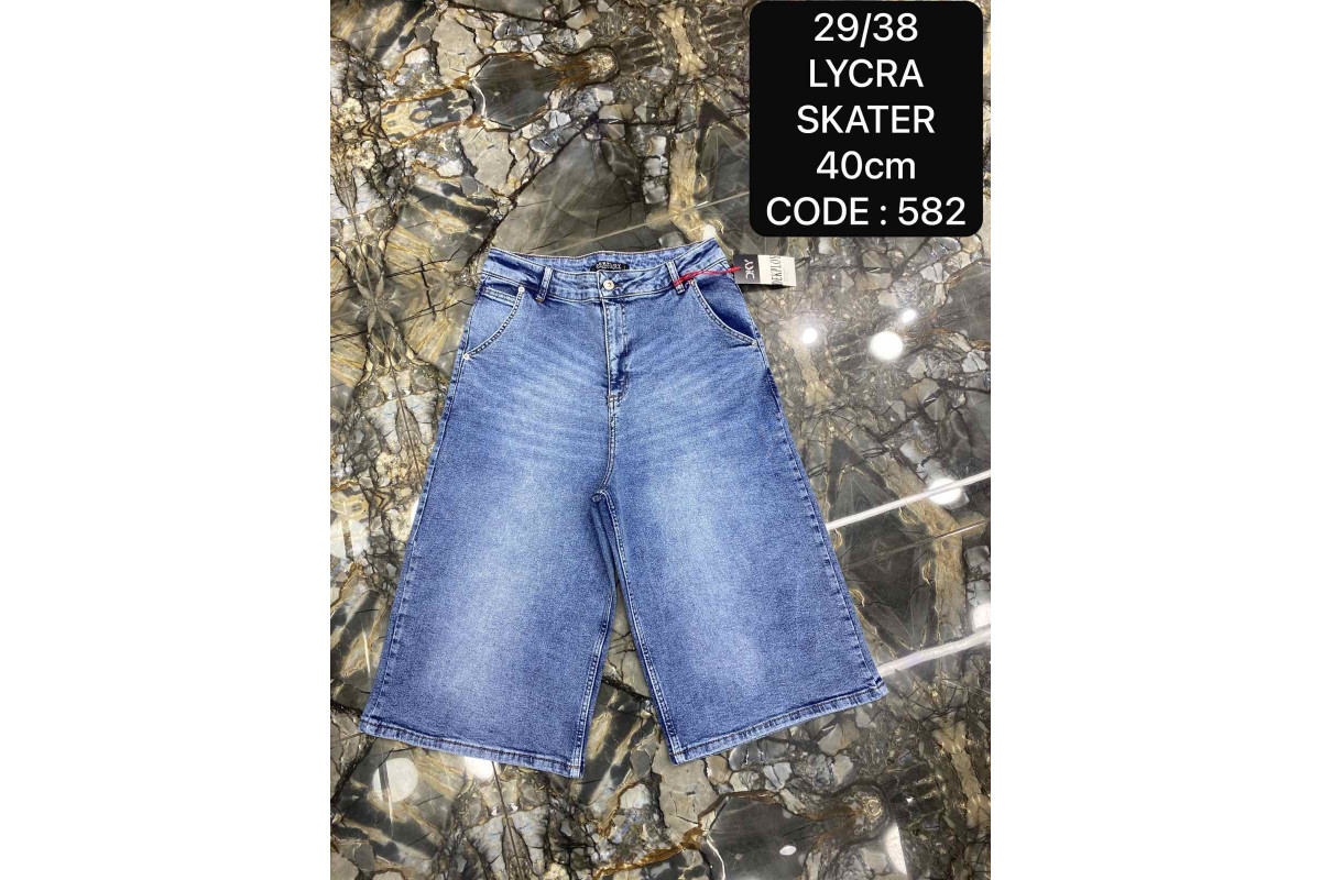 Фото Шорты женские DEKPLOY JEANS 582 SKATER from official site OSKAR™