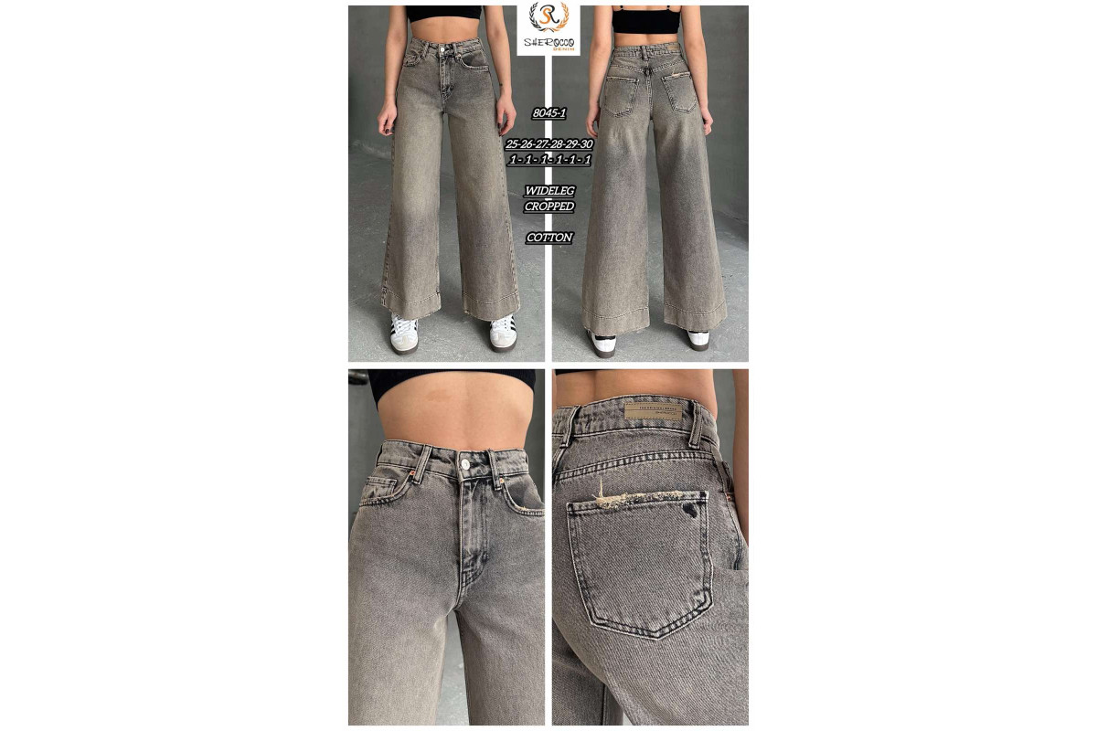Фото Джинсы женские SHEROCCO JEANS 8045-1 WIDE LEG from official site OSKAR™