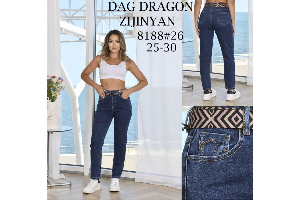 Фото Джинси жіночі DRAGON JEANS 8188 МОМ from official site OSKAR™