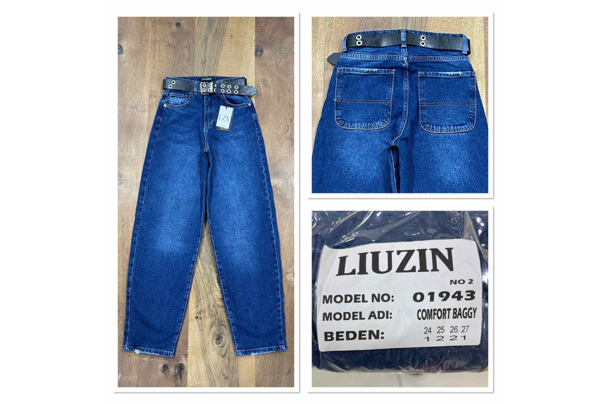Фото Джинси жіночі LIUZIN JEANS 01943-2 BAGGY from official site OSKAR™