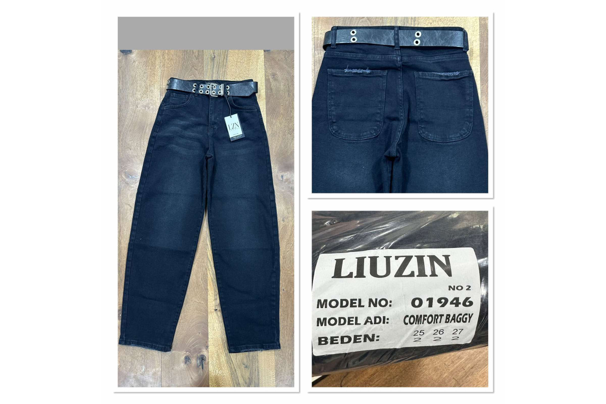 Фото Джинси жіночі LIUZIN JEANS 01946-2 BAGGY from official site OSKAR™