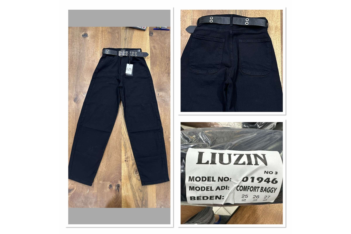 Фото Джинсы женские LIUZIN JEANS 01946-3 BAGGY from official site OSKAR™