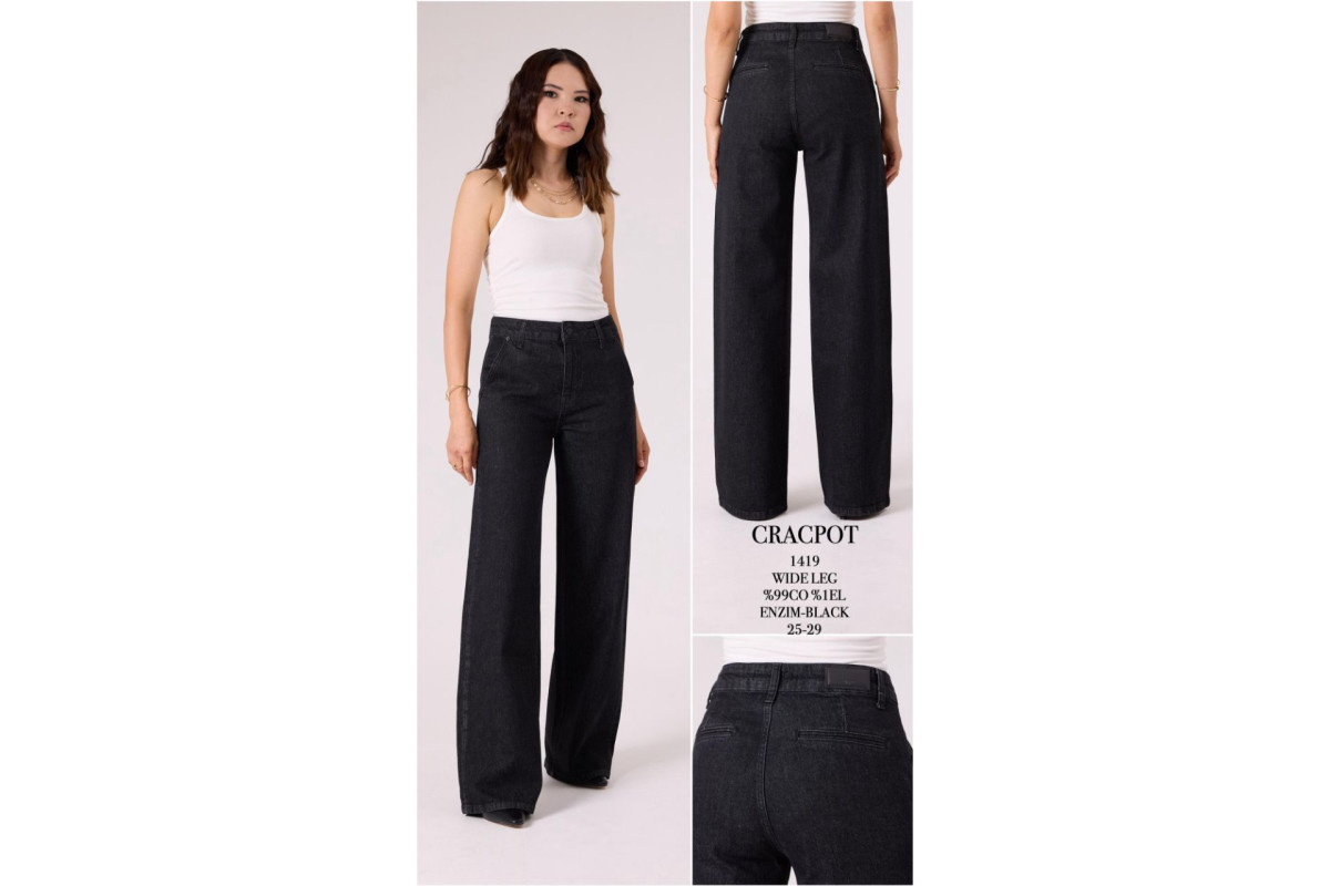 Фото Джинси жіночі CRACPOT JEANS 1419 WIDE LEG 2 from official site OSKAR™