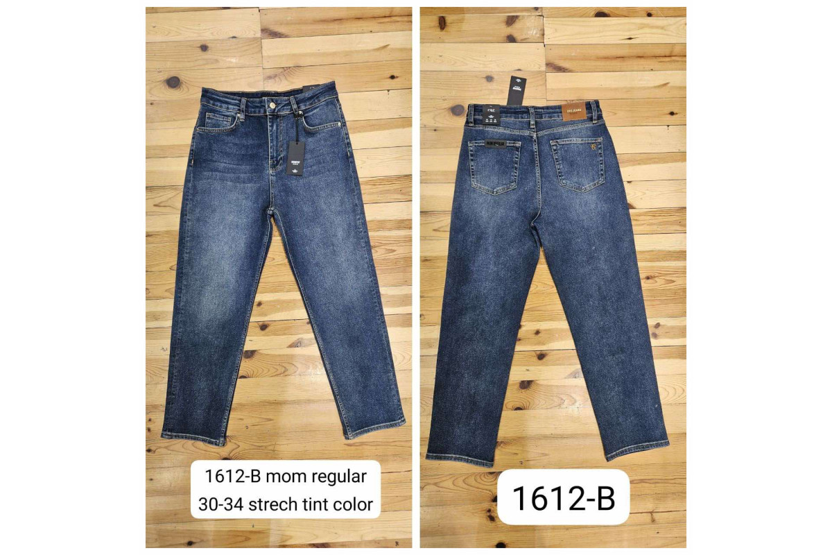 Фото Джинсы женские CRACPOT JEANS 1613-B MOM REGULAR ЗЕЛЕНЬ from official site OSKAR™