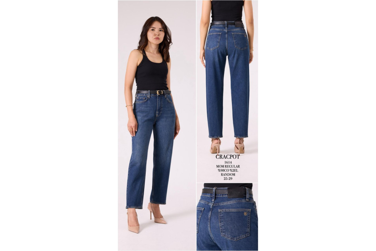 Фото Джинси жіночі CRACPOT JEANS 1614 MOM REGULAR from official site OSKAR™