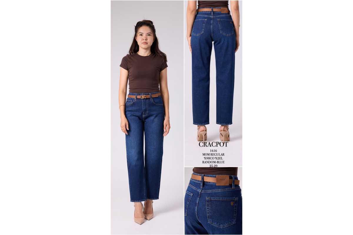 Фото Джинси жіночі CRACPOT JEANS 1616 MOM REGULAR from official site OSKAR™