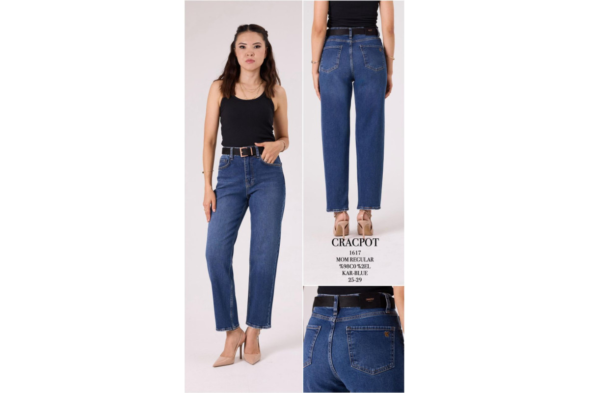 Фото Джинси жіночі CRACPOT JEANS 1617 MOM REGULAR from official site OSKAR™