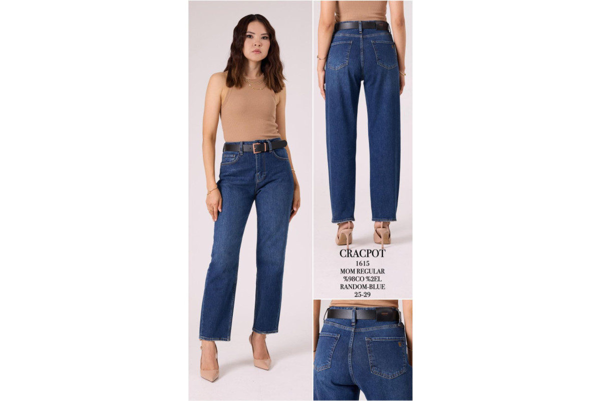 Фото Джинси жіночі CRACPOT JEANS 1615 MOM REGULAR from official site OSKAR™