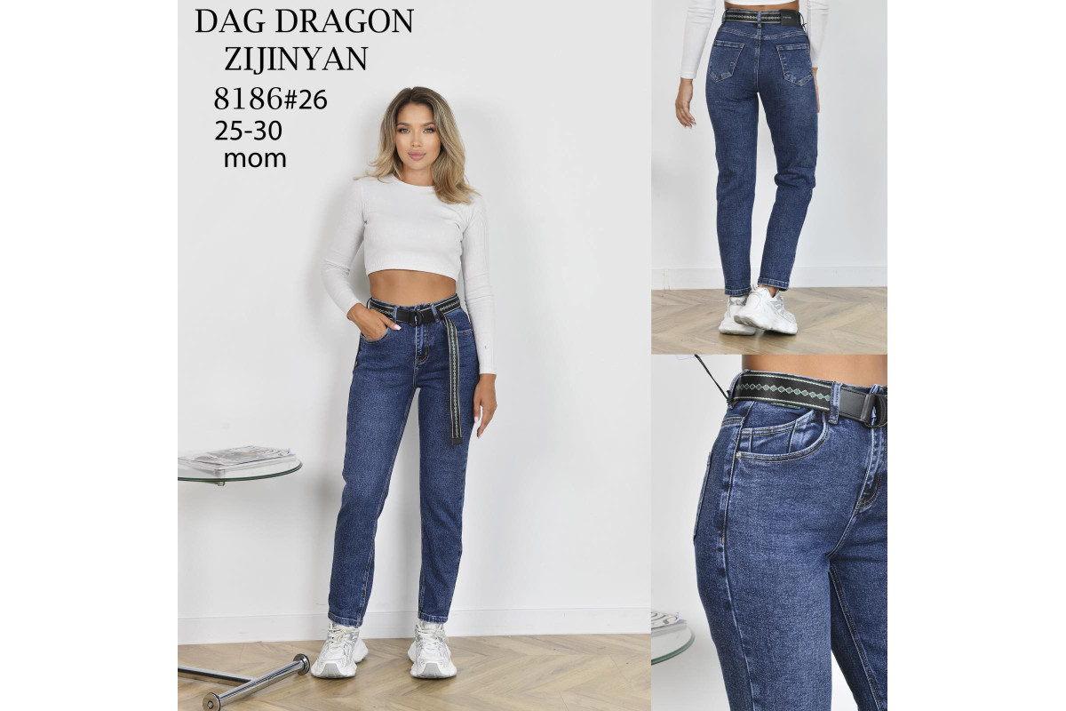Фото Джинси жіночі DRAGON JEANS 8186 МОМ from official site OSKAR™