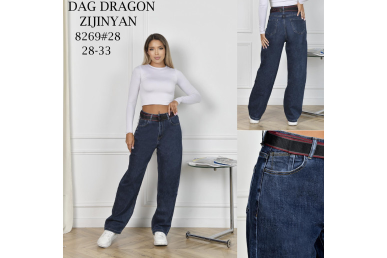 Джинсы женские DRAGON JEANS 8269 BAGGY