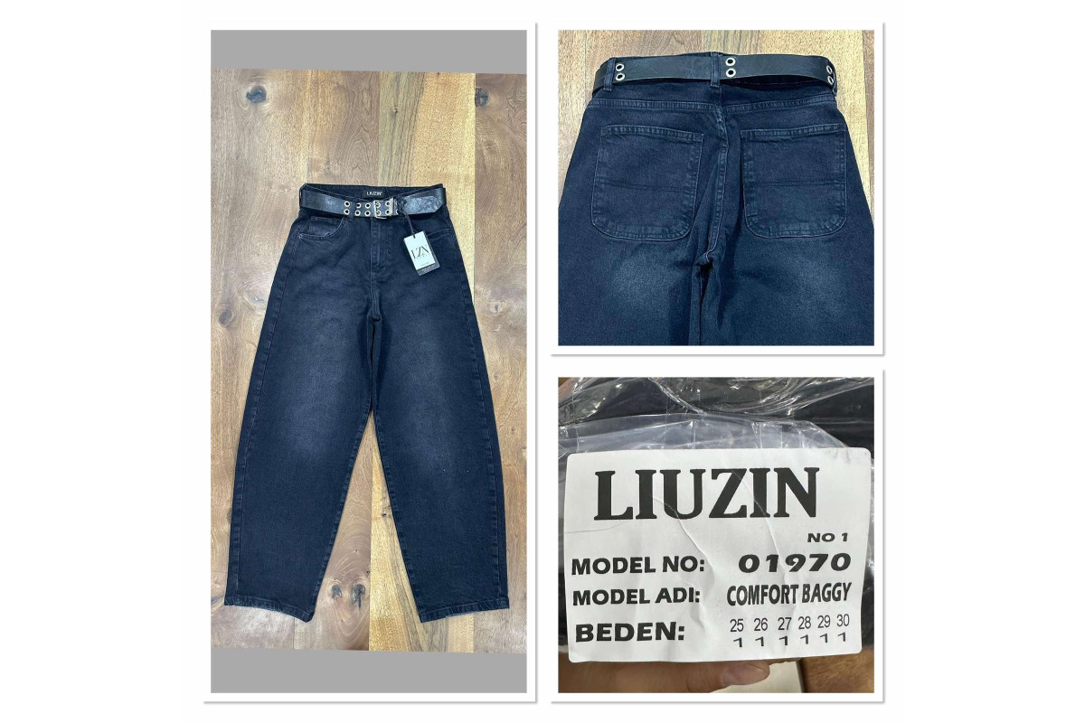 Фото Джинси жіночі LIUZIN JEANS 01970-1 BAGGY from official site OSKAR™