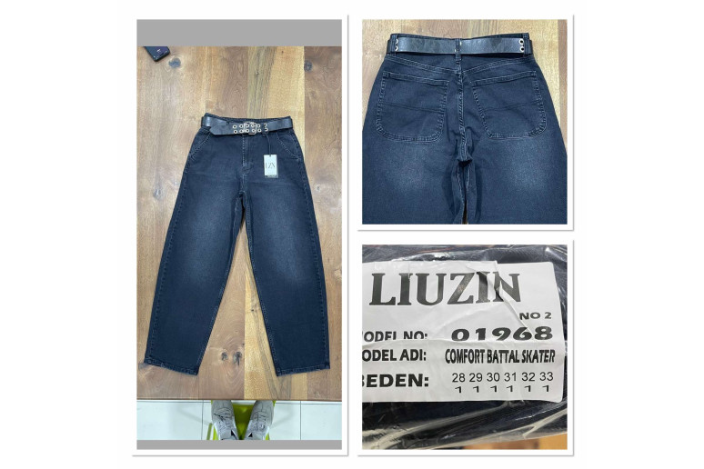 Джинси жіночі LIUZIN JEANS 01968-2 SKATER