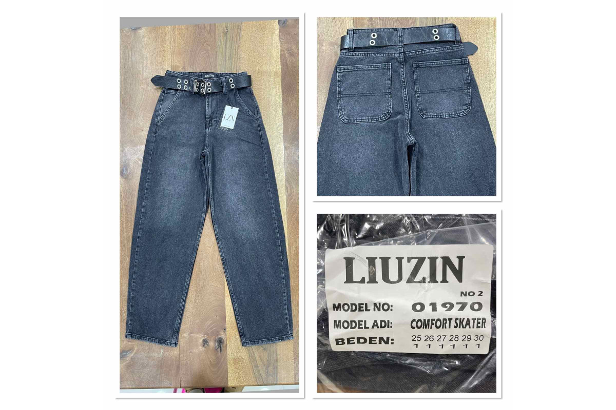 Фото Джинсы женские LIUZIN JEANS 01970-2 SKATER from official site OSKAR™