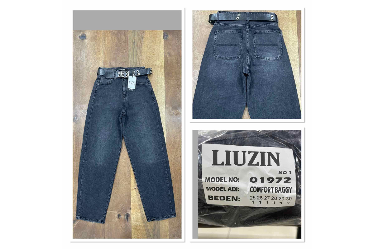 Фото Джинси жіночі LIUZIN JEANS 01972-1 BAGGY from official site OSKAR™