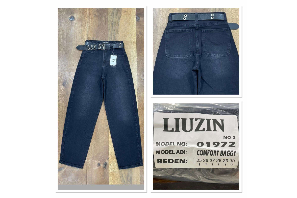 Фото Джинси жіночі LIUZIN JEANS 01972-2 BAGGY from official site OSKAR™