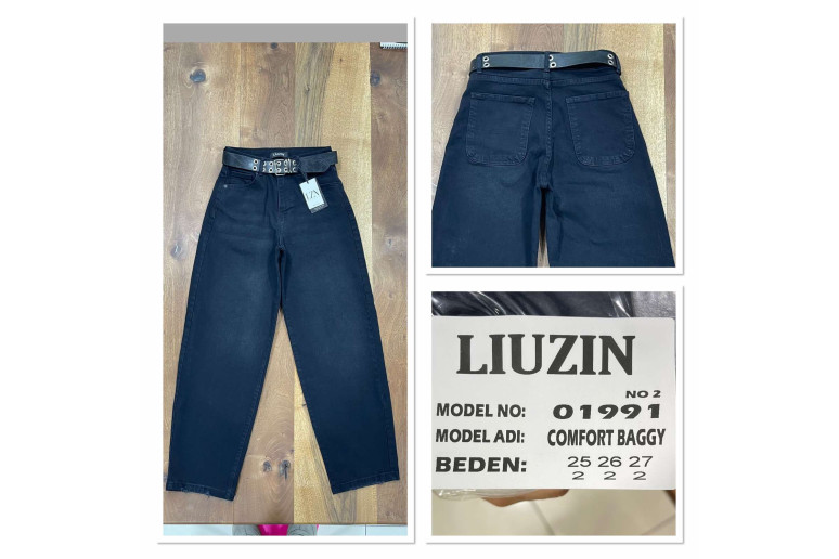 Джинси жіночі LIUZIN JEANS 01991-2 BAGGY