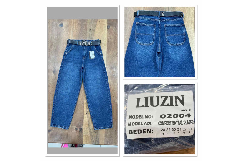 Джинси жіночі LIUZIN JEANS 02004-2 SKATER